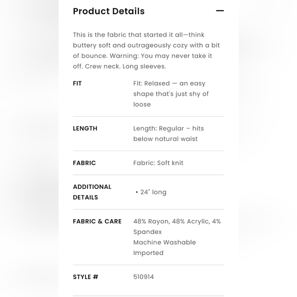 NWT LOFT Lou & Grey Signaturesoft Sweatshirt, size XS - Picture 4 of 4